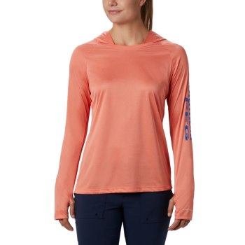 Columbia Ženske Majice S Kapuljačom - Tidal Heather Plus Size Plave | CRAJ-02846